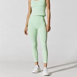 Beyond yoga Heather Rib High Waisted Midi Leggings